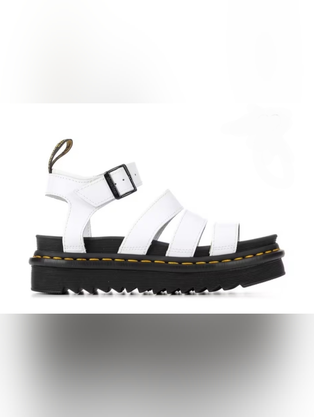 Dr. Martens Blaire Hydro Leather Platform Strap Sandals Size 10 Ladies Brand New